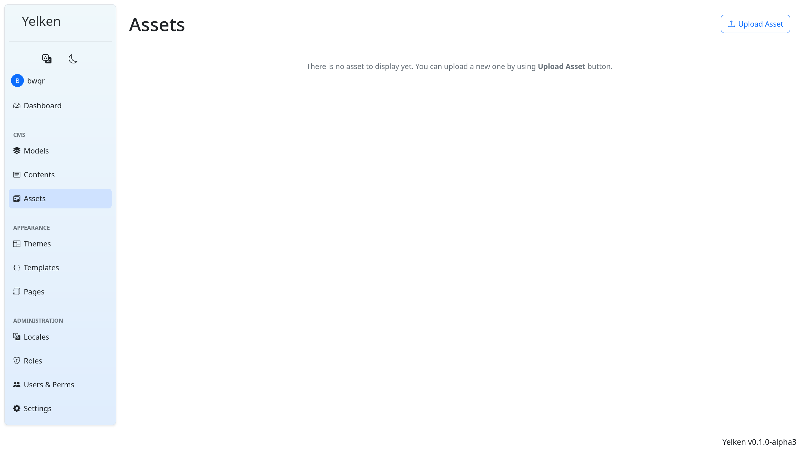 Yelken CMS Alpha3 App